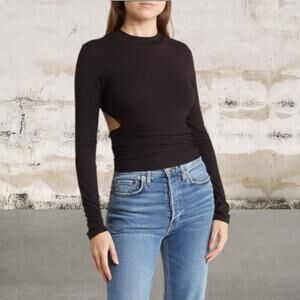 Go Couture NWOT Women's Wrap Long Sleeve Top-Size XL